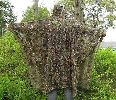 Tactical Ghillie For Airsoft Wildlife Photography 3D Camo Mil Spec • £19.99