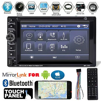 $86.73 • Buy Bluetooth DVD CD CAR RADIO STEREO FM USB MIRRORLINK FOR GPS Fit Chevy Colorado