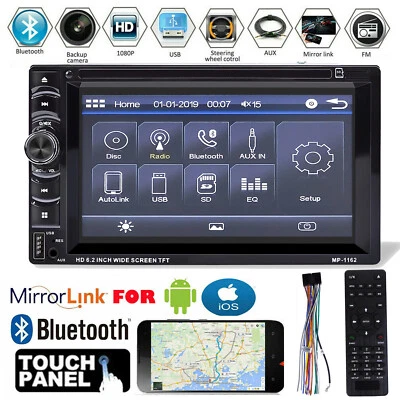 $86.73 • Buy Bluetooth DVD CD CAR RADIO STEREO FM USB MIRRORLINK FOR GPS Fit Chevy Colorado