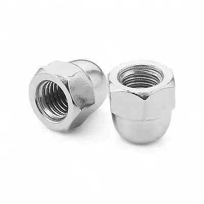 Dome Nuts Zinc Plated Nut Universal Metric Thread M5 M6 M8 M10 M12 M14 M16 (BZP) • £2.29