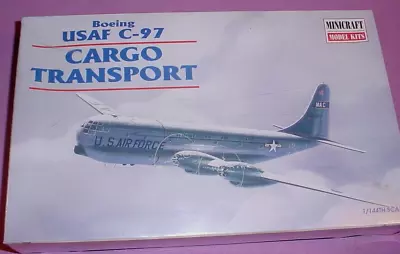 Minicraft 1:144 Boeing USAF C-97 Cargo Transport MAC SEALED Kit # 14440 NEW • $7.99