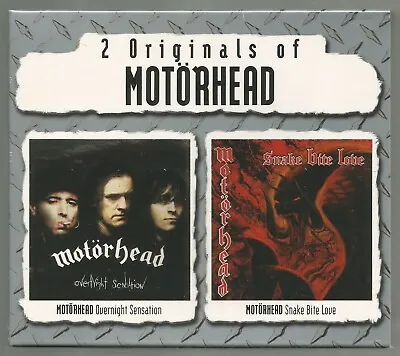 MOTORHEAD - Overnight Sensation / Snake Bite Love [2CDs] BOXSET !!! SEALED !!! • $69.99