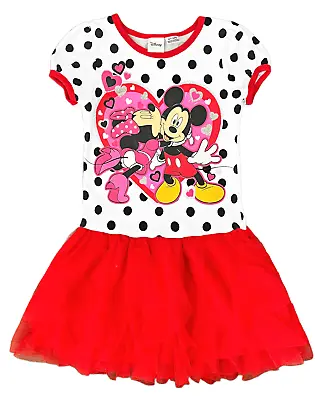 Disney Minnie Mouse Red Ruffle Tutu Toddler Dress (5T) • $19.99