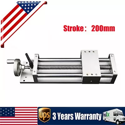 Manual Sliding Table X/Y/Z Axis Linear Rail Stage CNC SFU1605 L=200mm Strokes • $98