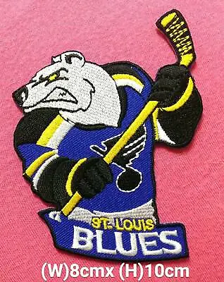 $2.79 • Buy Bear St.Louis Blues Hockey NHL Logo Patch Sport Embroidery Iron,sew On Fabric