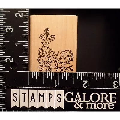 Hampton Art Rubber Stamps CLIMBING ROSE ROSES VINES LEAVES GARDEN FLOWERS #T30 • $1.99