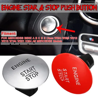1* Push To Ignition Star Button Keyless Go Engine Start Stop For Benz E C S CLS • $9.97