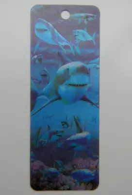 Sharks!!!  Hologram 3D Bookmark! Great Gift! • £1.99