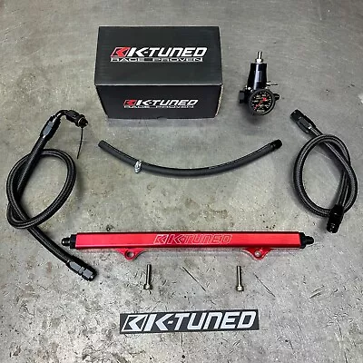 K Tuned K Motor 6AN Fuel Rail Swap Kit K20 K24 EG EK DC2 (Red) • $379.95