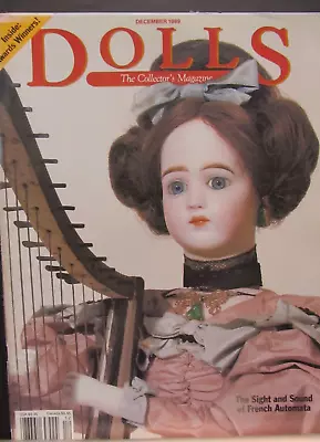 Dolls The Collector's Magazine Dec 1989 Automata Margaret O'Brien Barbie Santas • $5.50