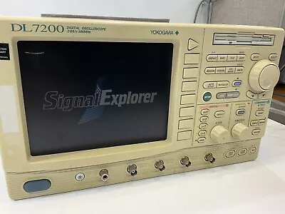 Yokogawa DL7200 Digital 4 CH Oscilloscope 2GS/s 500 MHz Ethernet Tested Dim Disp • $107.50