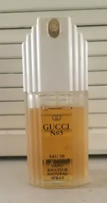 Vintage Gucci No 3 Eau De Toilette Spray Bottle Vapo Risateur Natural 2oz Parfum • $249.99