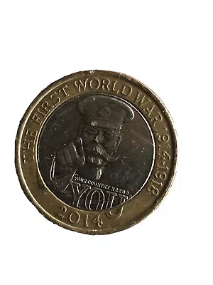 1914-1918 The First World War Lord Kitchener £2 Pound Coin. • £3.79