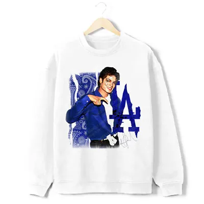 Michael Jackson Gang LA Los Angeles Blue Bandana Snoop Dogg 90's Sweatshirt • $40