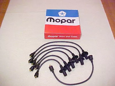 1960-1972 NOS Mopar 3780744 Plymouth Dodge Slant 6 Six Plug Wires Made In USA • $59.95