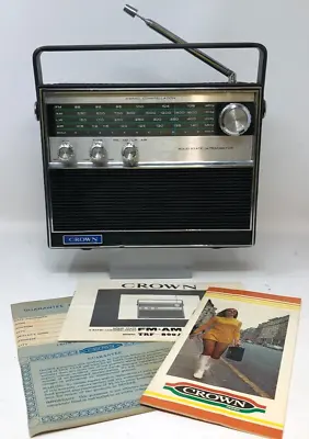 $29.99 • Buy Vintage Crown 4 Band Constellation Solid State Transistor Radio READ DESCRIPTION