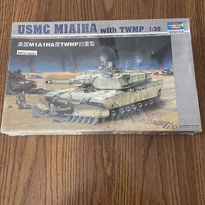Trumpeter 00335 USMC M1A1HA  With TWMP Armoured Vehicle 1/35 Scale Model Kit New • $31.99