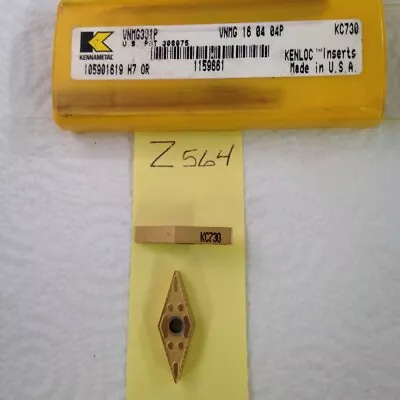 4 New Kennametal Vnmg 331p Carbide Inserts. Grade Kc730. Factory Packed. {z564} • $32.95
