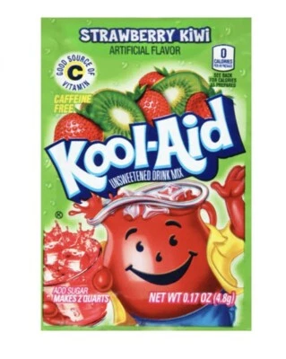 £3.99 • Buy Kool Aid Sachet X10 Strawberry Kiwi BEST BEFORE APRIL 2022