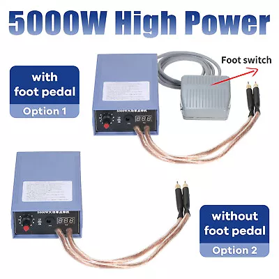 5000W Mini Spot Welder Machine DIY Kit Battery Pack Welding Tools Power Adapter+ • $67.19