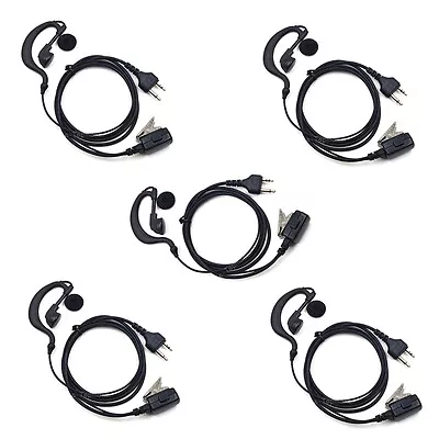 5x FBI Earpiece Hook Headset Mic For Midland GXT1050VP4 GXT1000VP4 LXT490VP3 New • $12.99