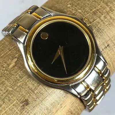 Vintage MOVADO Womens Two Tone Stainless Steel Museum Wristwatch 81-E4-0823 • $139.95