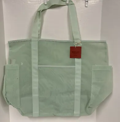Women's Mesh Beach Tote - Mossimo Supply Co. Bag Purse Large Aqua • $12.99