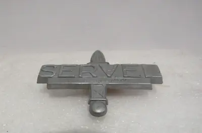 Vintage Servel Gas Refrigerator Emblem Name Sign  Collectible Original USA Made • $39