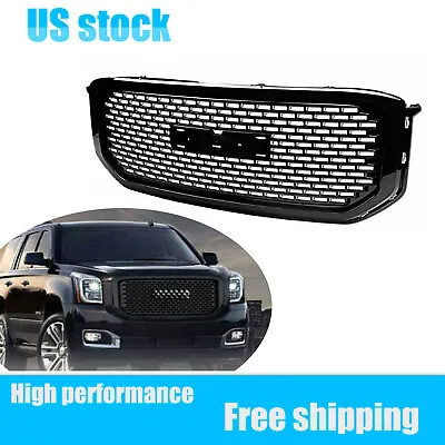 $114.32 • Buy For 2015-2020 GMC Yukon XL Mesh Denali Style Front Grille Grill Hood 