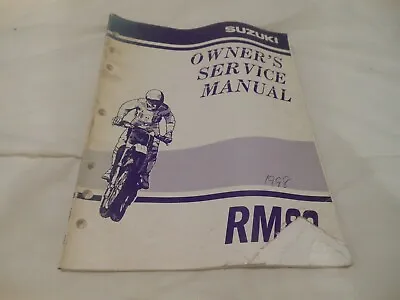 $7.92 • Buy Suzuki OEM 1999 RM80 T V W X Owner's Service Manual # 99011-02B74-03A