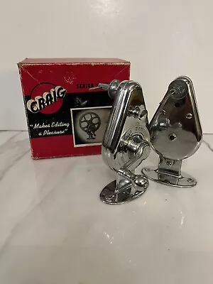 Craig Movie Supply Co USA 8mm/16mm Film Senior Rewinder Chrome Original Box • $159.20