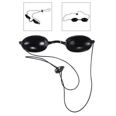 Flex Soft Tanning Bed Goggles Eye Protection Eyeshields Black Eyeshield • £7.19