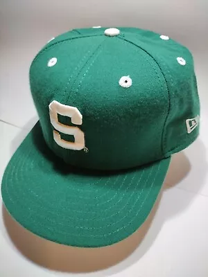 💥Brand New New Era Tyro 001 Fitted Michigan State Spartans Hat Size 7 1/8 • $20.97