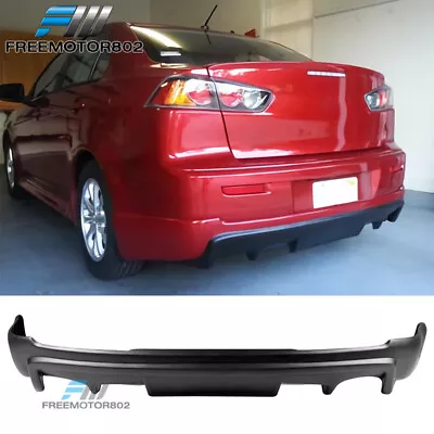 Fits 08-15 Mitsubishi Lancer PP B Style Rear Bumper Lip Diffuser Spoiler Bodykit • $257.99