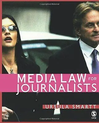 Media Law For Journalists Smartt Ursula Good Condition ISBN 1412908477 • £3