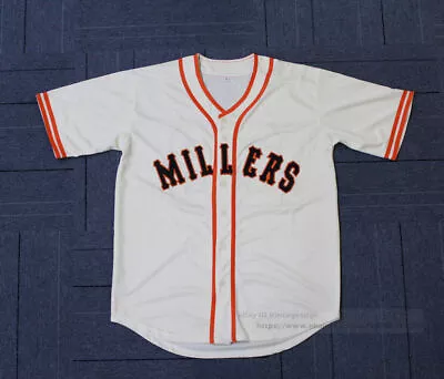 Throwback 1951 Millers Willie Mays #28 Baseball Jerseys 2 Colors All Stitched • $39.90