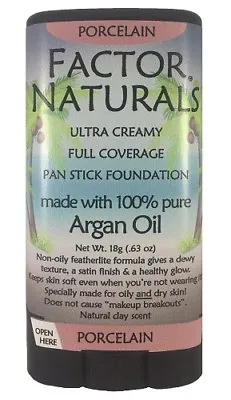 Factor Naturals Porcelain #246 Pan Stick Foundation W/ Argan Oil Made In The USA • $24.39