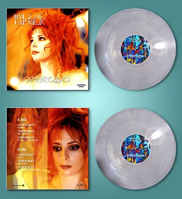 Mylene Farmer  Optimistique Moi  Clear 12  Heavyweight Vinyl Record Promotional • $199