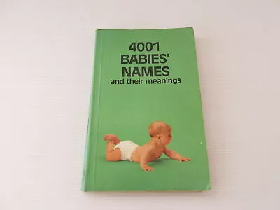 40001 Babies Names And Their Meanings By James Clennon Paperback Book • £2.61