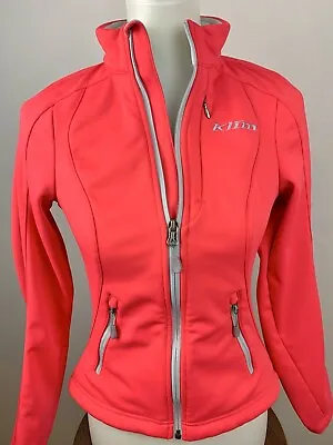 Klim Whistler Jacket Womens Pink Windstopper Full Zip Soft Shell XS • $19.99