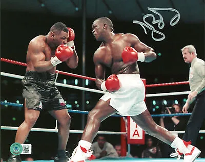 Buster Douglas Authentic Signed 8x10 Vs Mike Tyson Horizontal Photo BAS Witness • $24.99