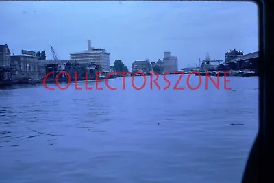 35mm Slide 1970 Amsterdam View From A Boat Of City Skyline Kodachrome • £8
