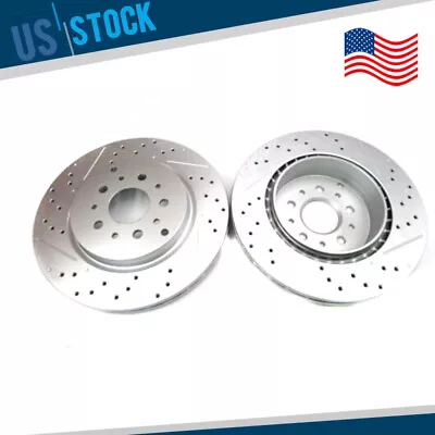 For Maserati Gran Turismo Granturismo Gt Rear Brake Rotors Safe And Reliable • $354.51