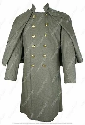 US Civil War CS Mounted Double Breast Great Coat With Stand Up Collar • $215