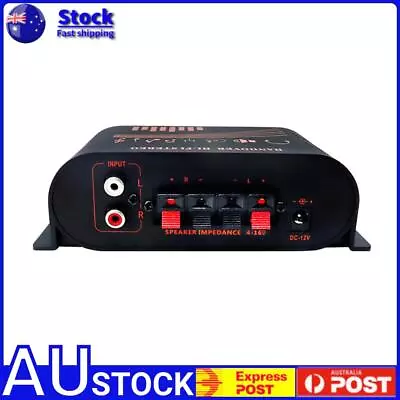 AK170 Mini Audio Amplifier Dual Channel HIFI Stereo Audio Amplifier Car Home Use • $38.70