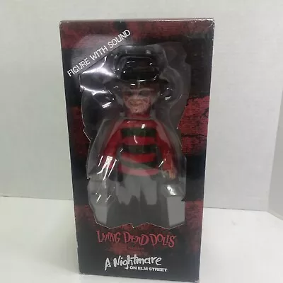 Mezco Living Dead Dolls  A Nightmare On Elm Street Freddy Krueger With Sound • $60