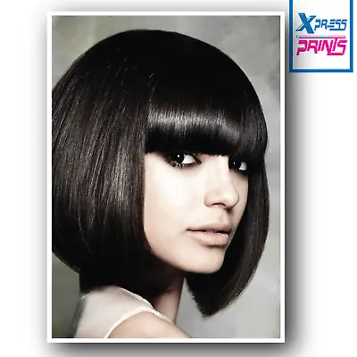 Hair Salon Womens Hairstyle Models Hairdresser Poster Print A3 A4 A5 Sizes #07 • £3.95