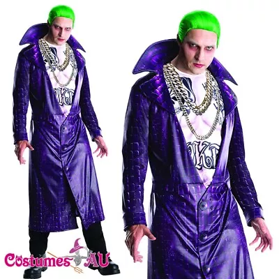 Mens The Joker Deluxe Costume Adult Suicide Squad Movie Halloween Outfit • $79.80