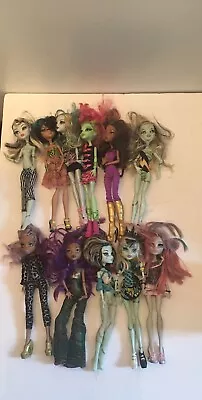 Monster High Doll Lot Clawdeen Rochelle Frankie Stein Gloom Beach Laguna Frights • $149.99