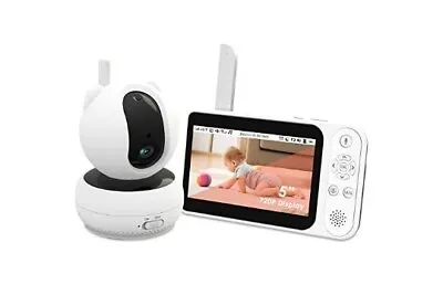 Baby Monitor With Camera And Night Vision 720P 5'' HD Wireless Video 2 Way Talk • £64.99